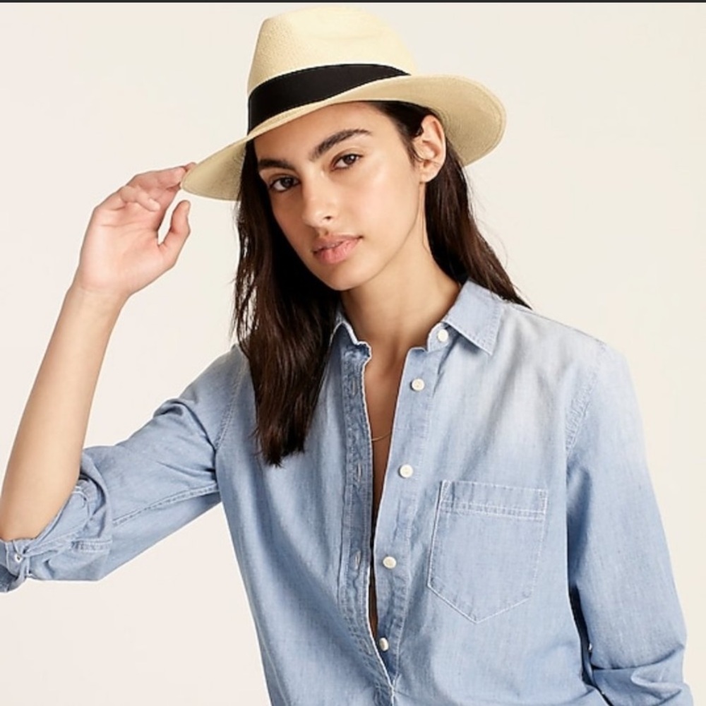 NWT J. Crew Panama Fedora Hat, similar to Meghan Markle